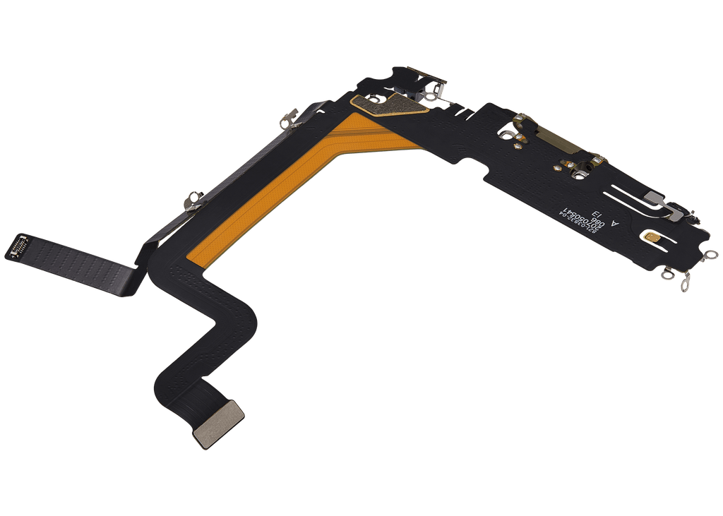 Charging Port Flex Cable for iPhone 14 Pro Max (Used OEM Pull) (Gold)