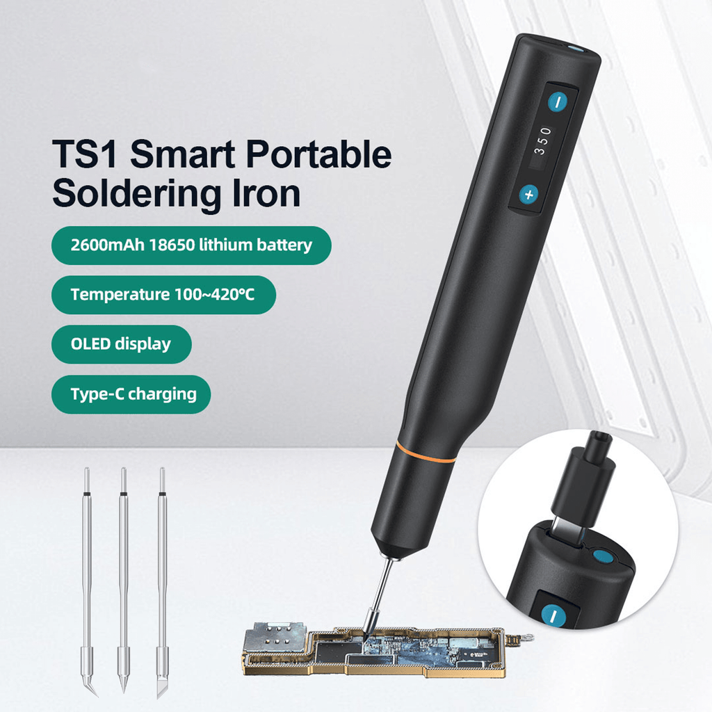 TS1 Smart Portable Soldering Iron (110V - 220V US Plug) Quick