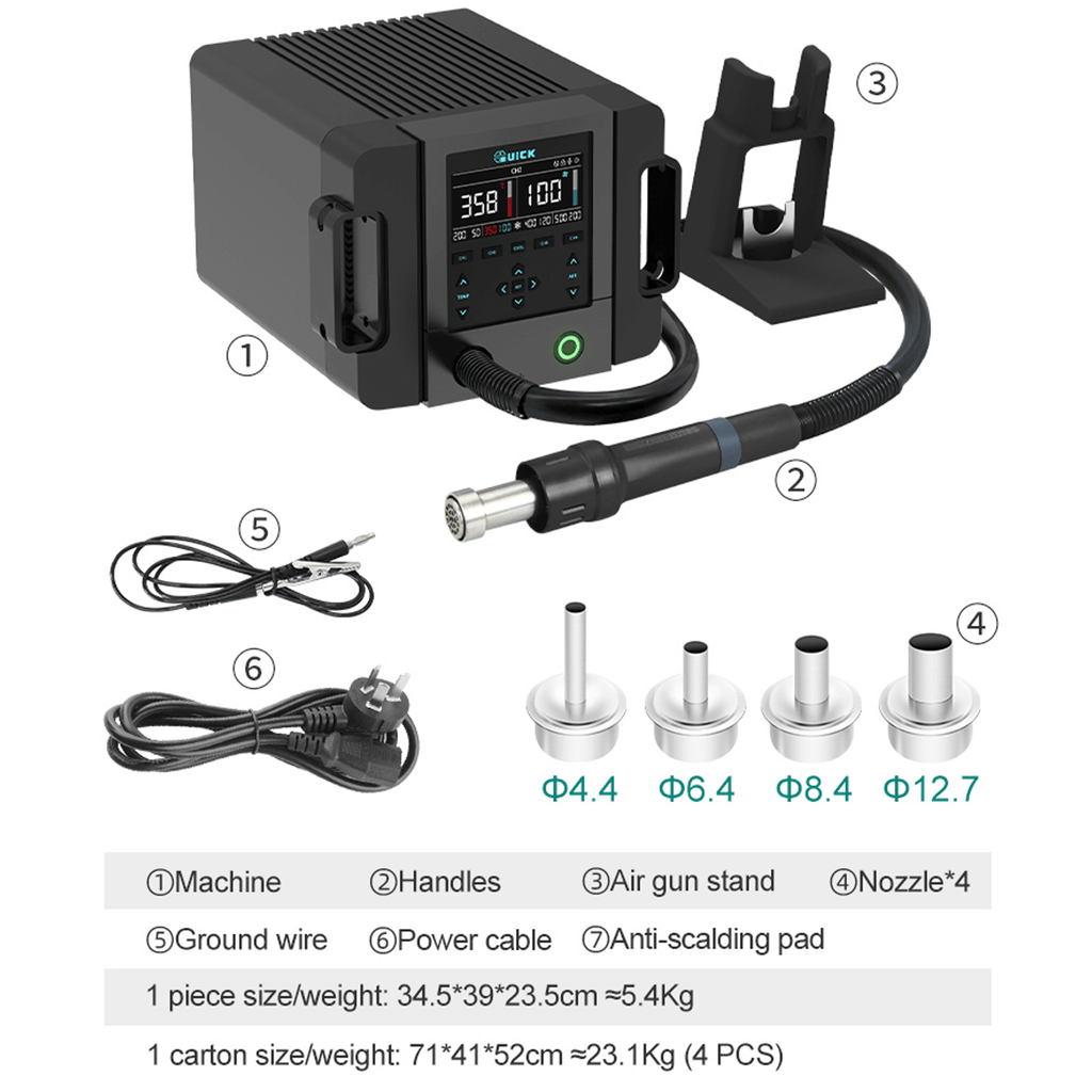 861 Pro Smart Hot Air Desoldering Station (Quick) (110V / North America)