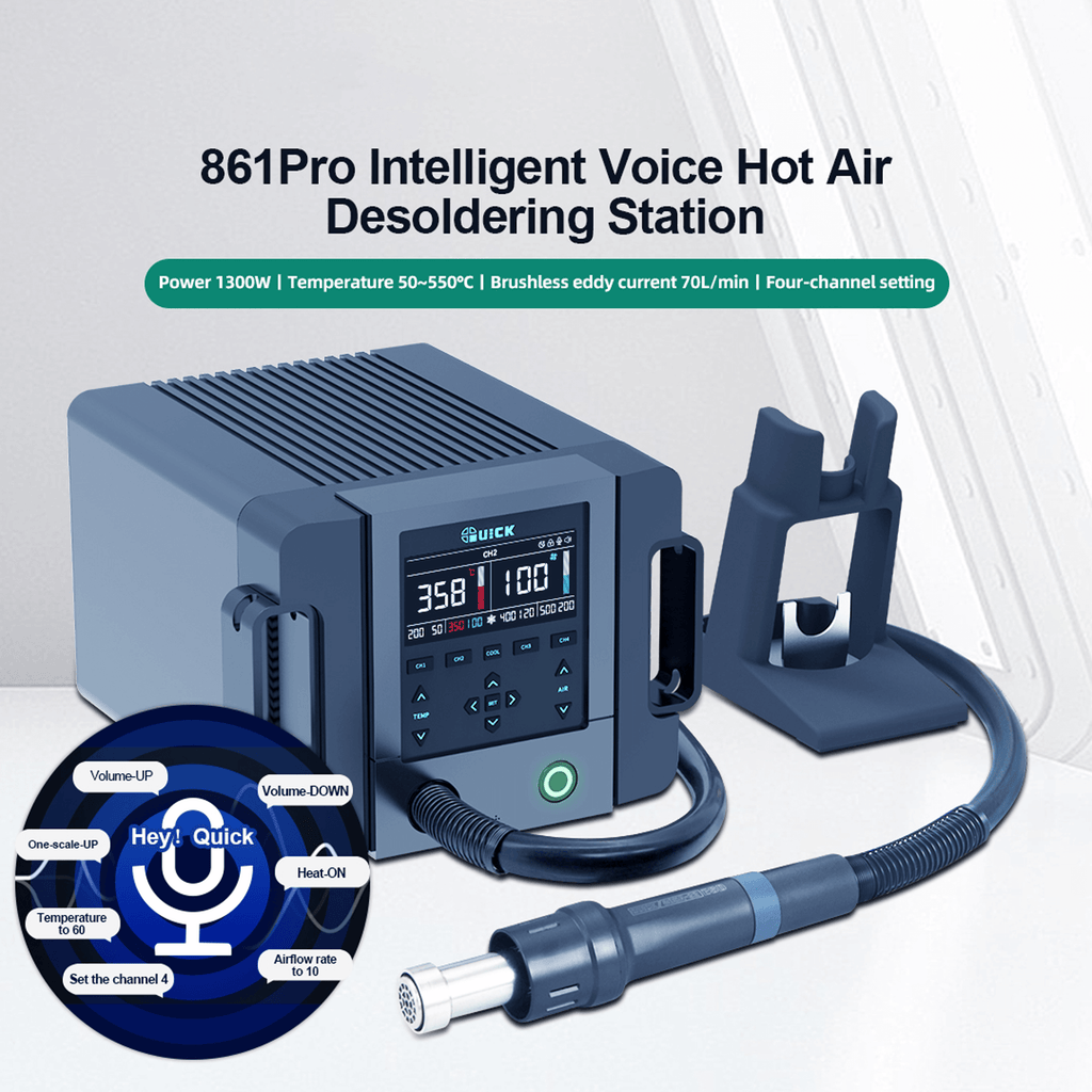 861 Pro Smart Hot Air Desoldering Station (Quick) (110V / North America)