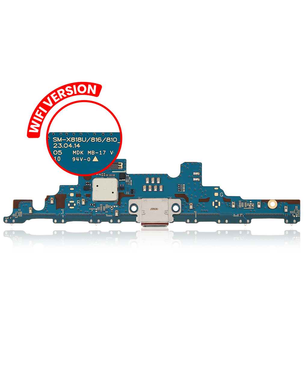 Charging Port PCB for Samsung Galaxy Tab S9 Plus 12.4" (X810/X816) (2023) (WiFi Version) (Premium)