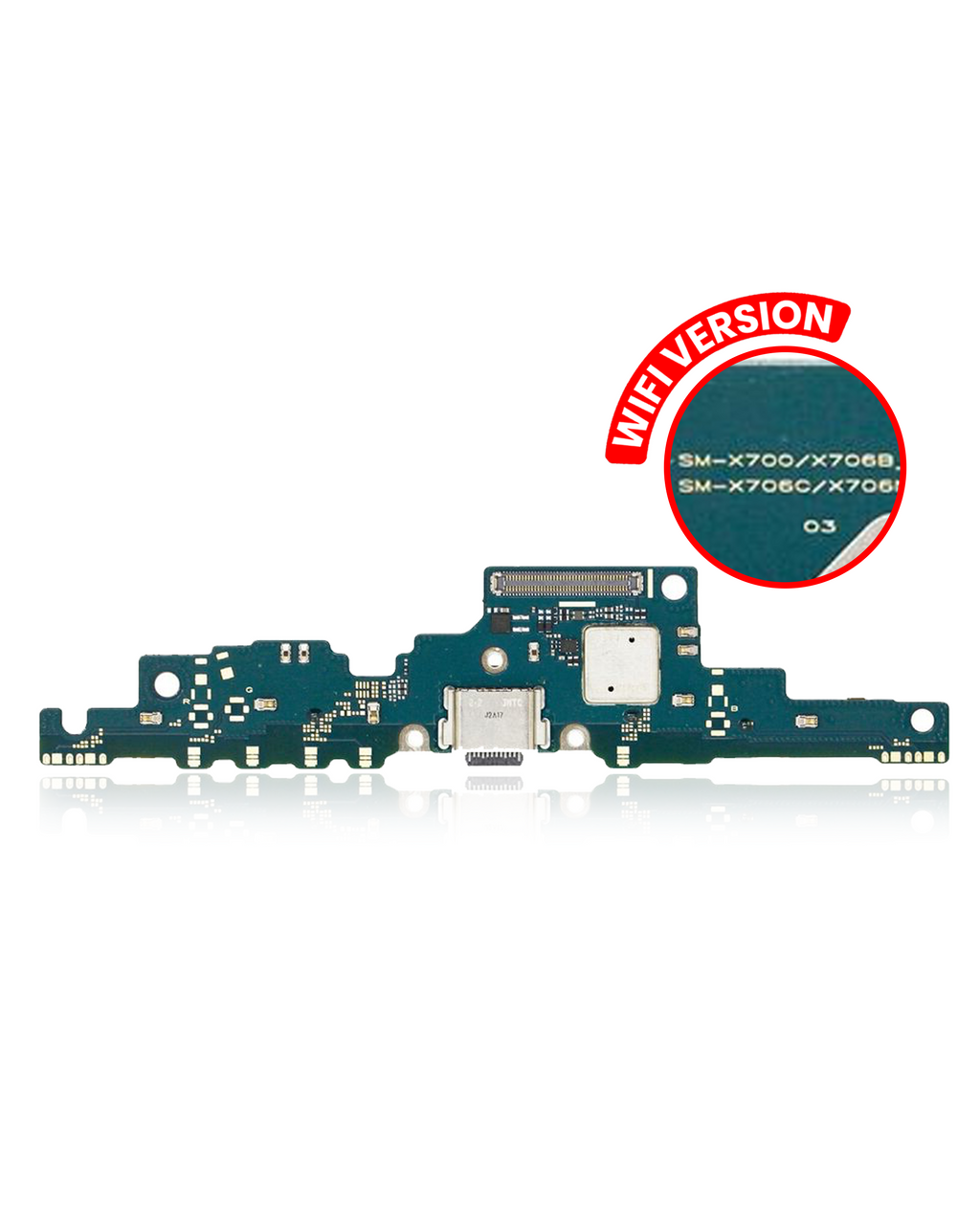 Charging Port Connector with Board for Samsung Galaxy Tab S8 (X700) (2022) (WiFi Version) (Premium)