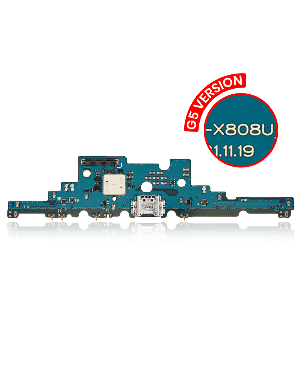 Charging Port with Board for Samsung Galaxy Tab S8 Plus (X806 / 2022) (5G Version) (Premium)