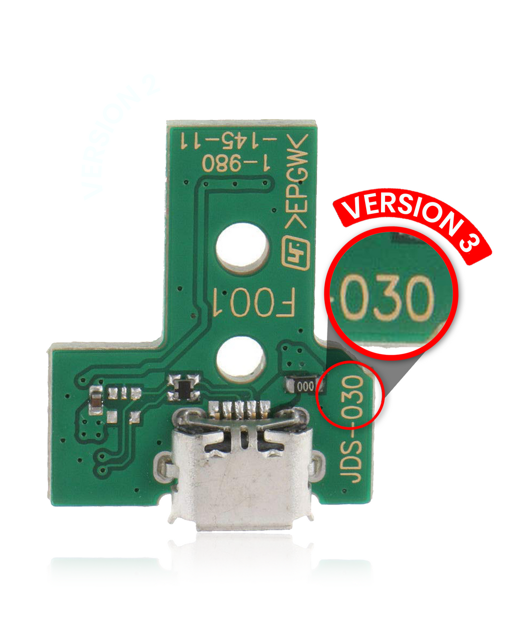 Ladebuchse Platine Flexkabel für PS4 Controller V3