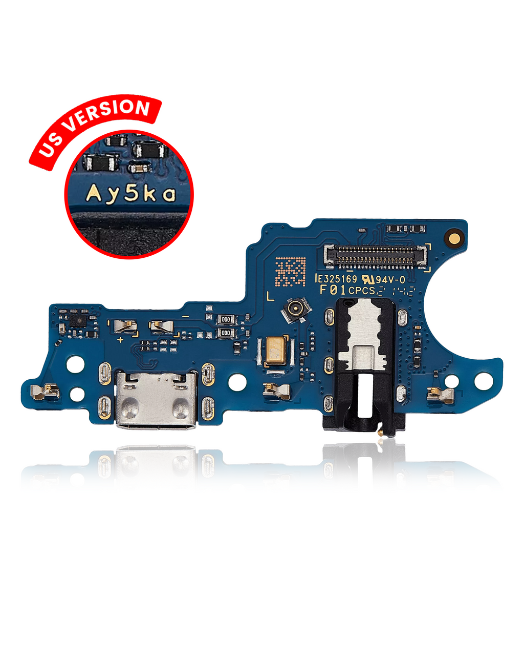 Charging Port Board with Headphone Jack for Samsung Galaxy A03 (A035 / 2021) US Version (Aftermarket Plus)