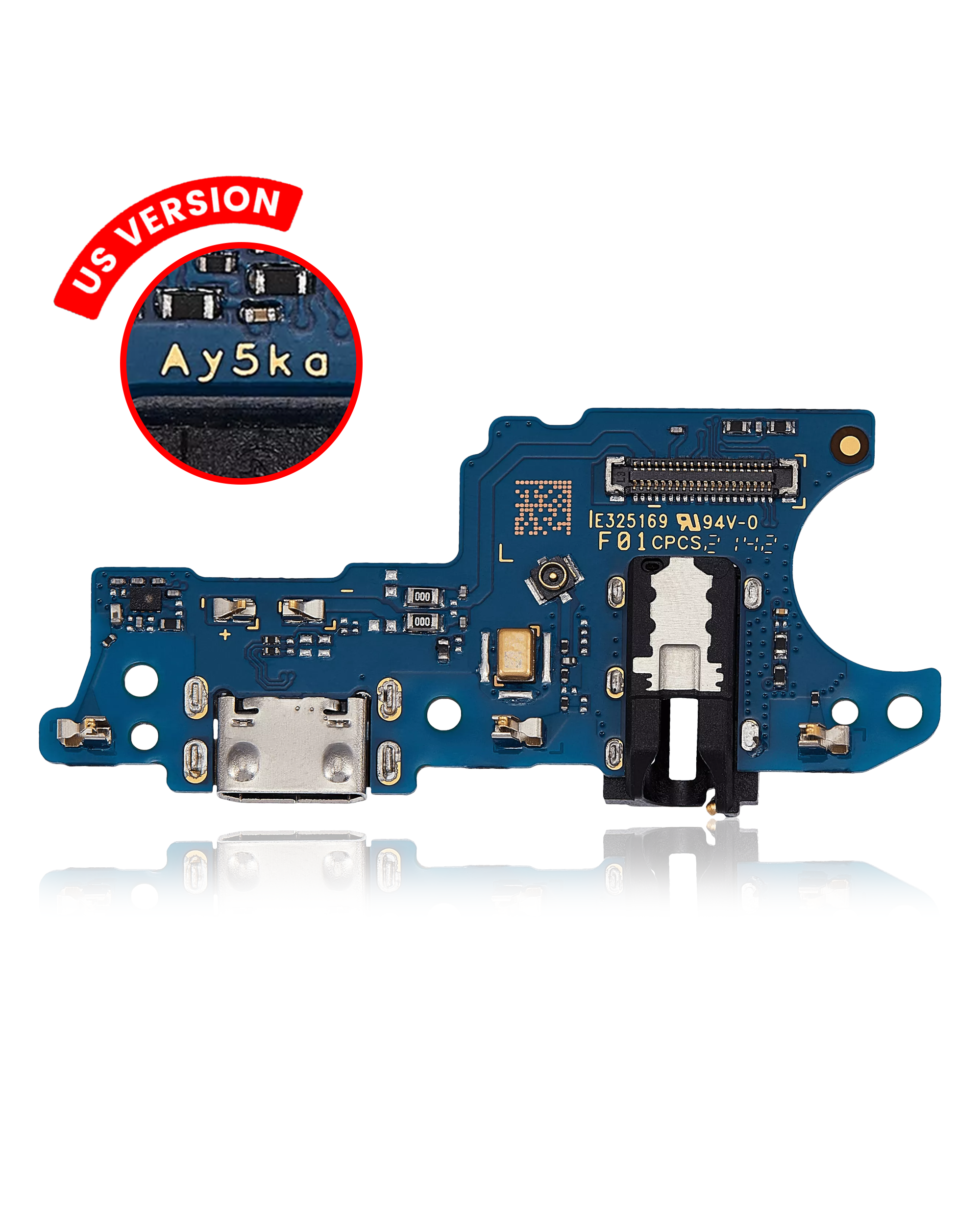Charging Port Board with Headphone Jack for Samsung Galaxy A03 (A035 / 2021) US Version (Aftermarket Plus)