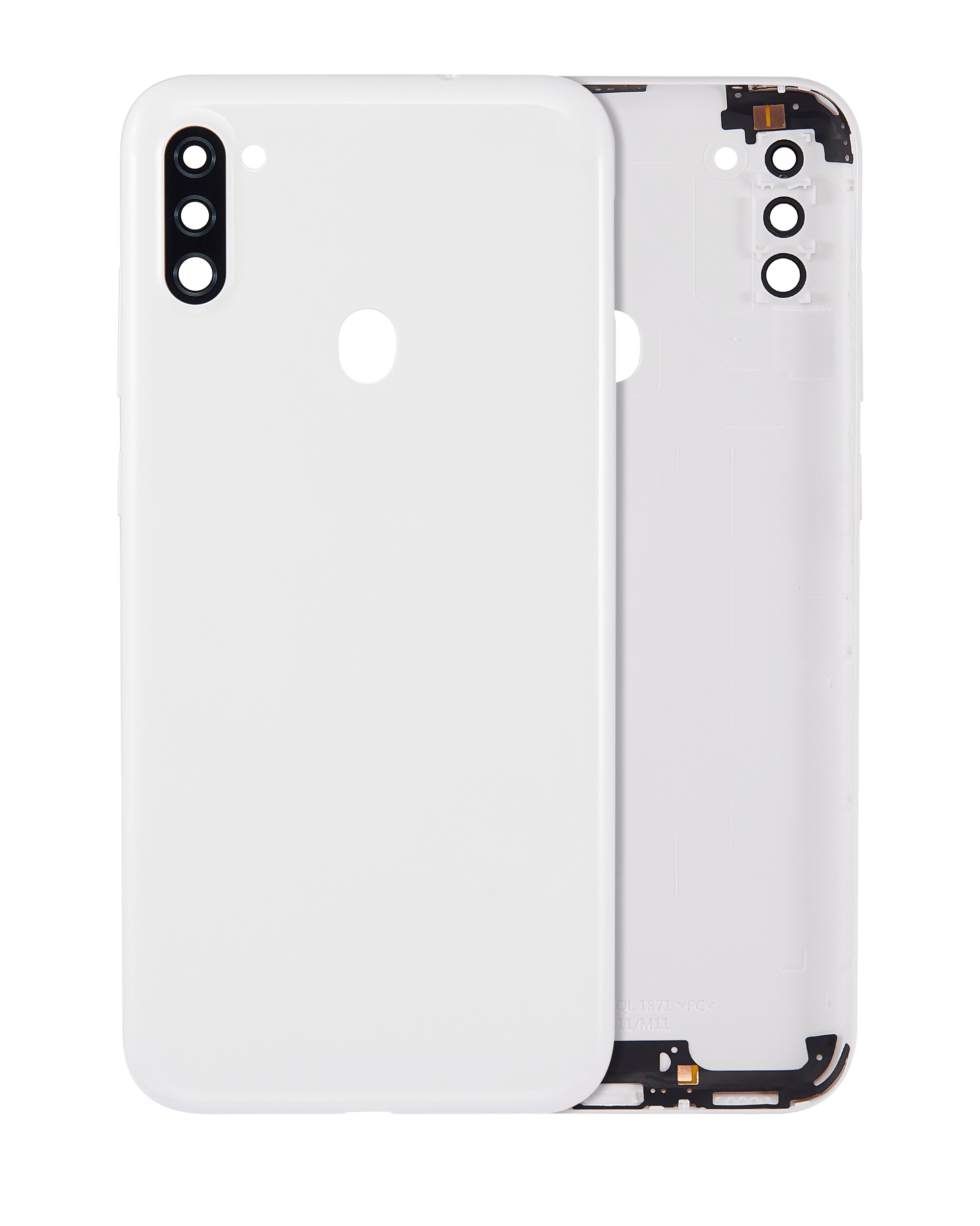 Back Cover with Camera Lens for Samsung Galaxy A11 (A115 / 2020) (International Version) (Aftermarket Plus) (White)