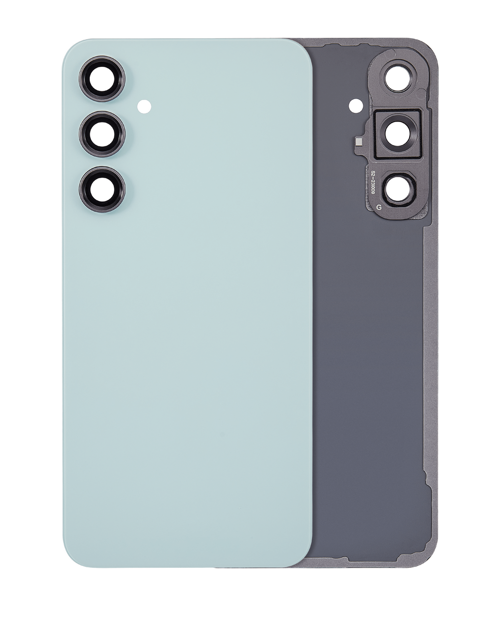 Backcover mit Kameralinse für Samsung Galaxy S23 FE 5G (Aftermarket Plus) Mint