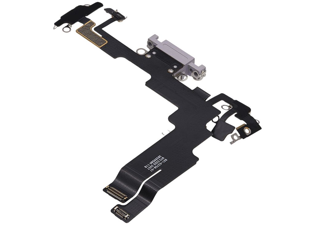Charging Port Flex Cable for iPhone 14 (Used OEM Pull, Purple)