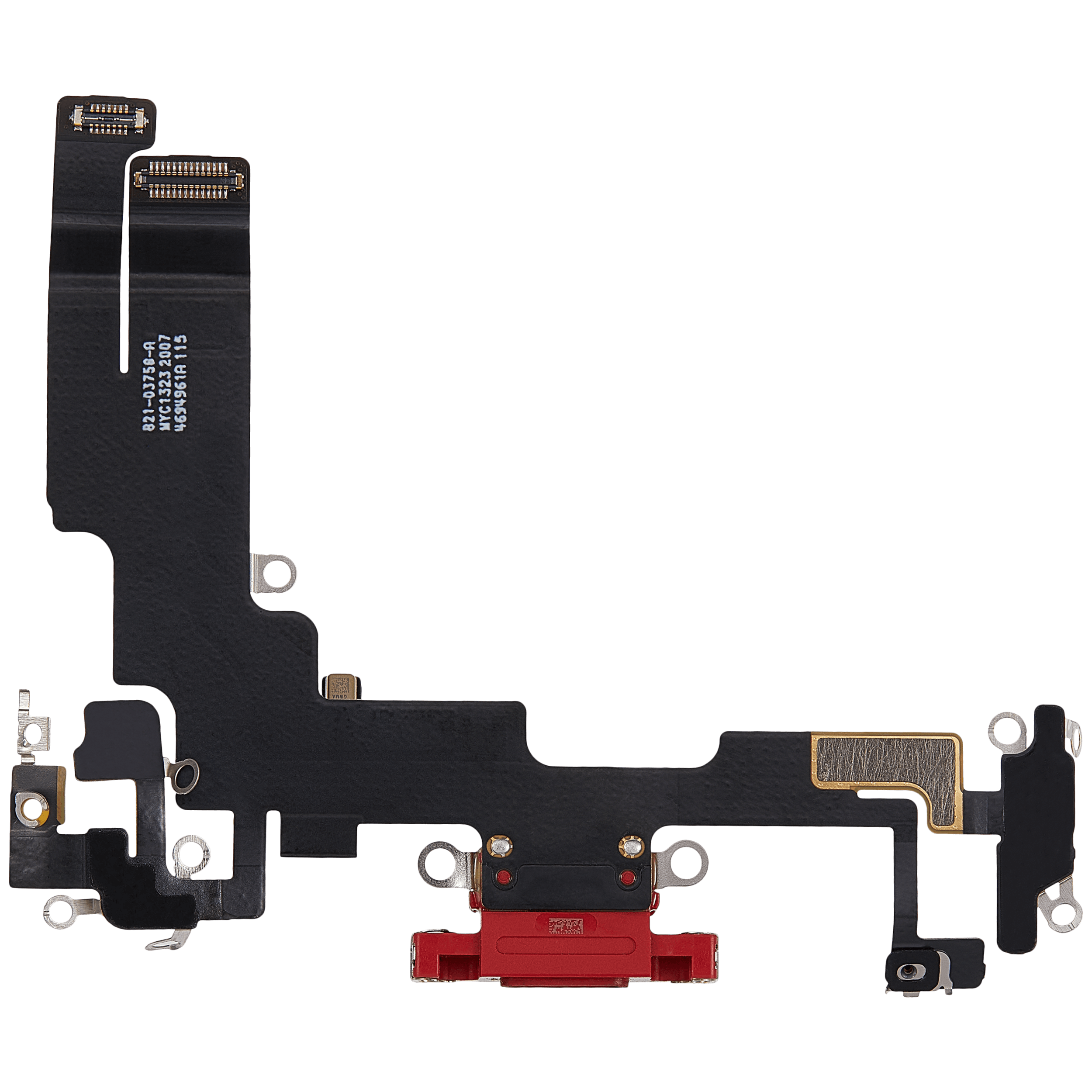 Charging Port Flex Cable for iPhone 14 (Used OEM Pull) (Red)