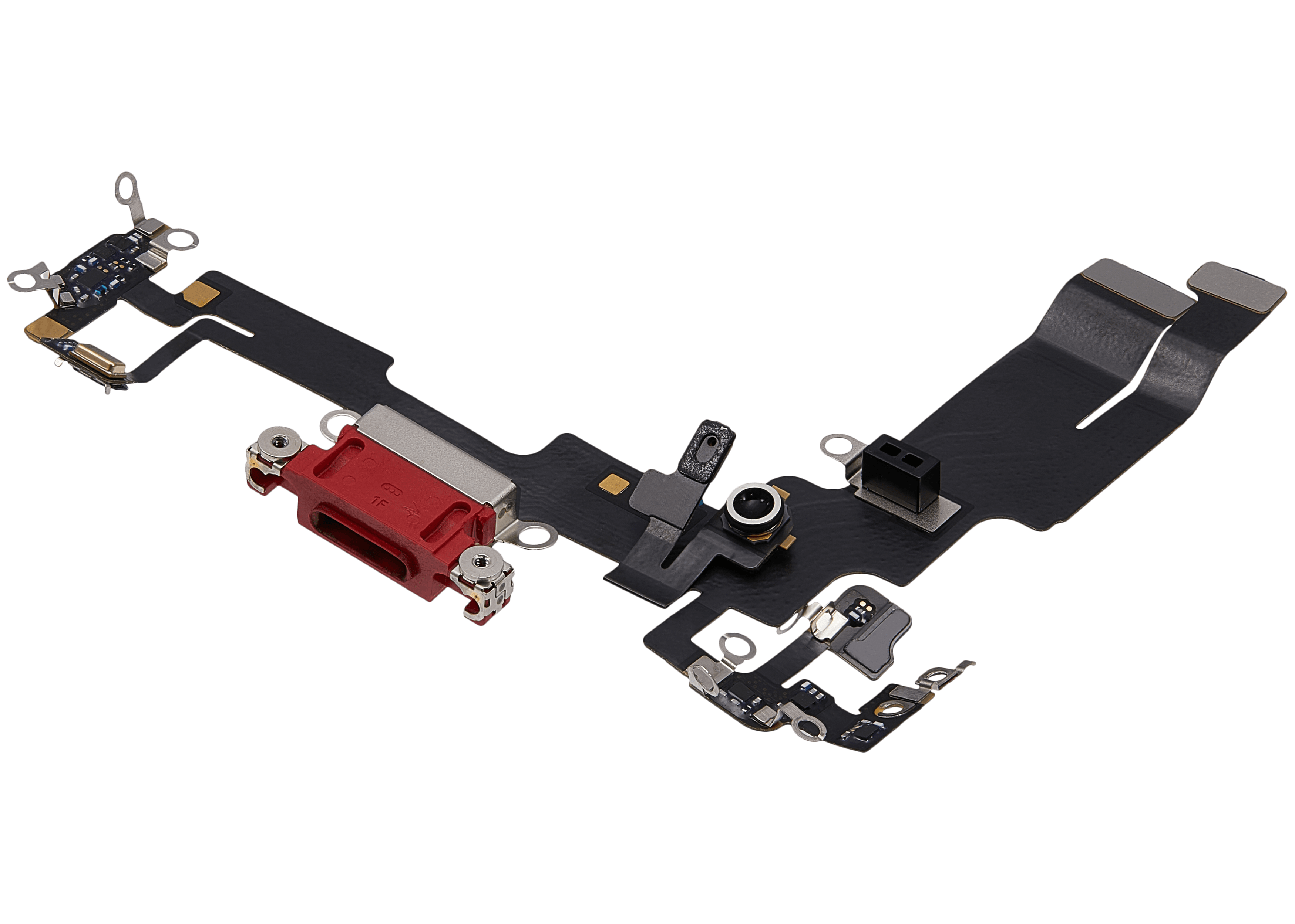 Charging Port Flex Cable for iPhone 14 (Used OEM Pull) (Red)