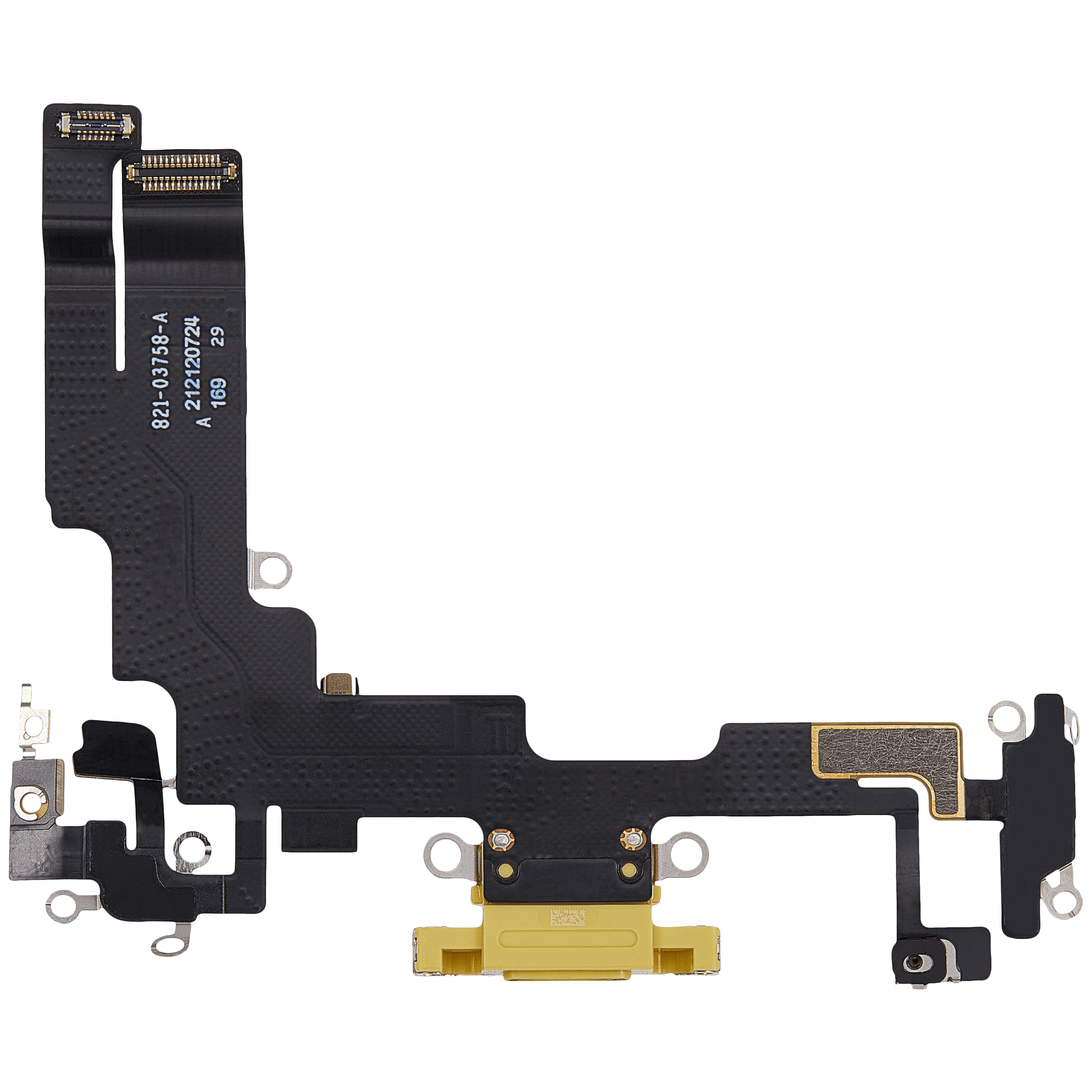 Ladebuchse-Flexkabel für iPhone 14 (gebrauchter OEM-Ausbau, Gelb)