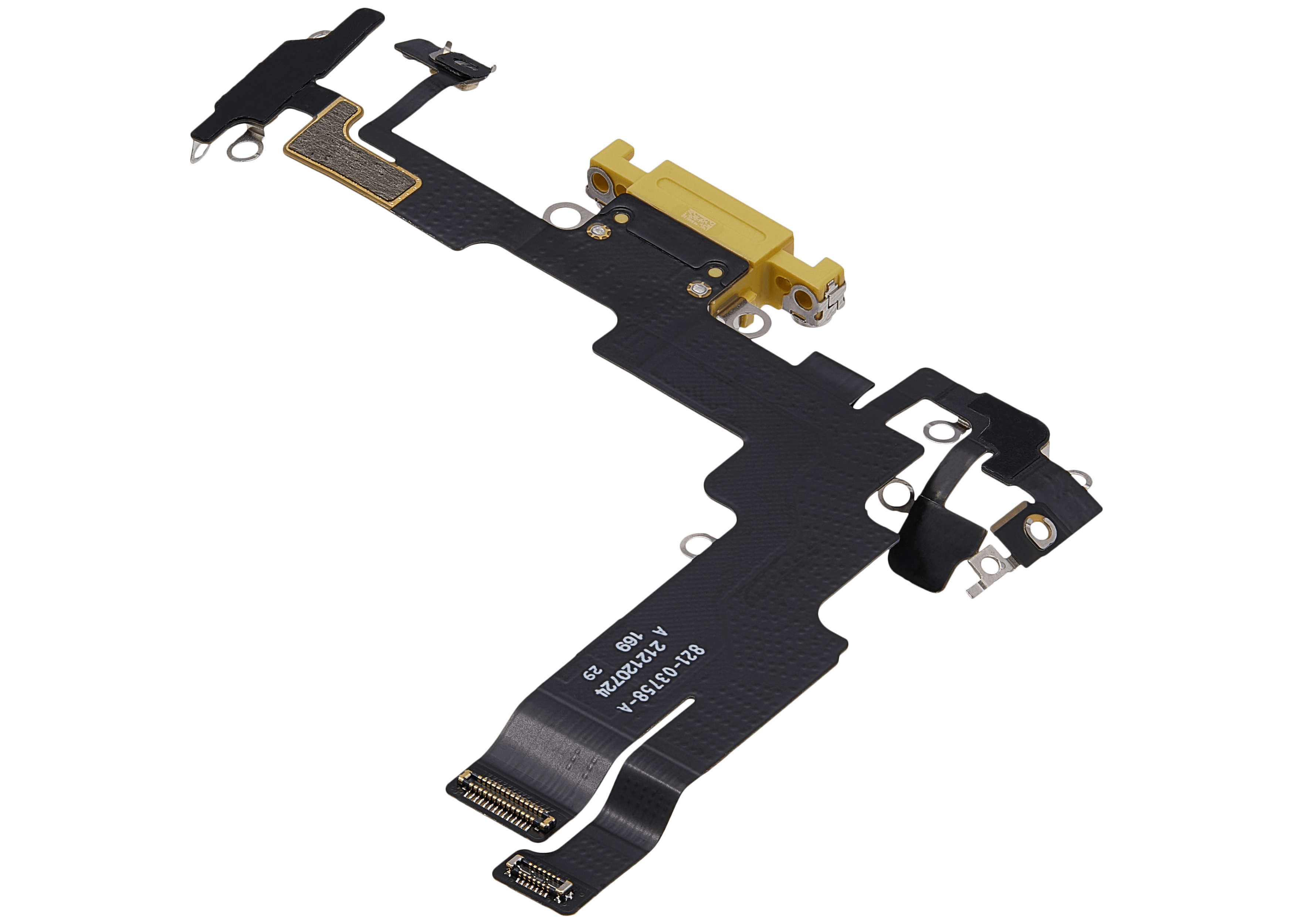 Ladebuchse-Flexkabel für iPhone 14 (gebrauchter OEM-Ausbau, Gelb)