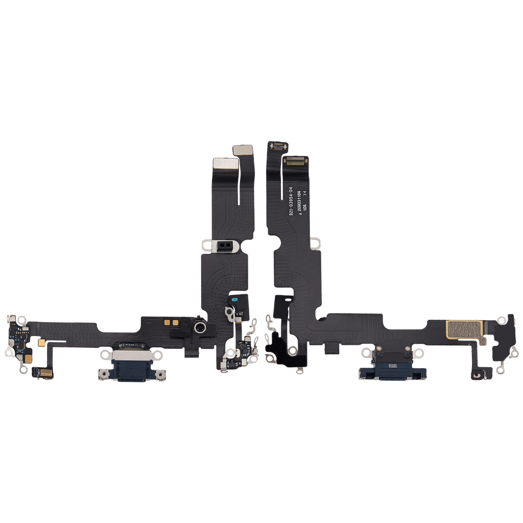 Charging Port Flex Cable for iPhone 14 Plus (Used OEM Pull) (Midnight)