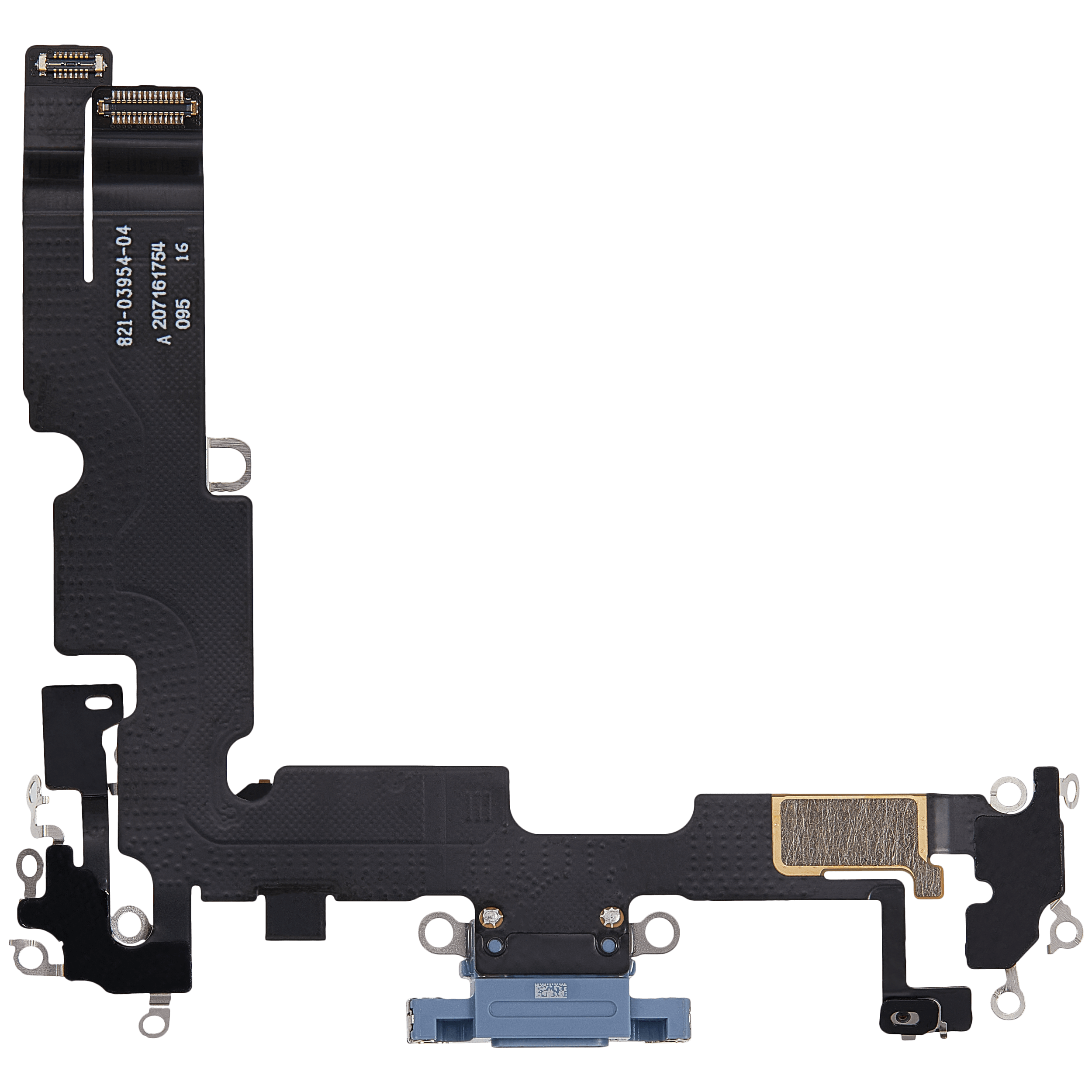 Flexibles Ladebuchsenkabel für iPhone 14 Plus (gebrauchter OEM-Ausbau) (Blau)