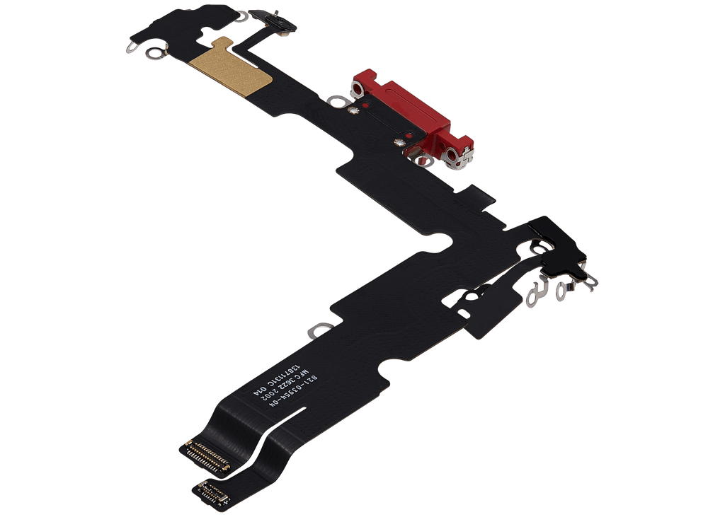 Flex Cable for Charging Port for iPhone 14 Plus (Used OEM Pull) (Red)