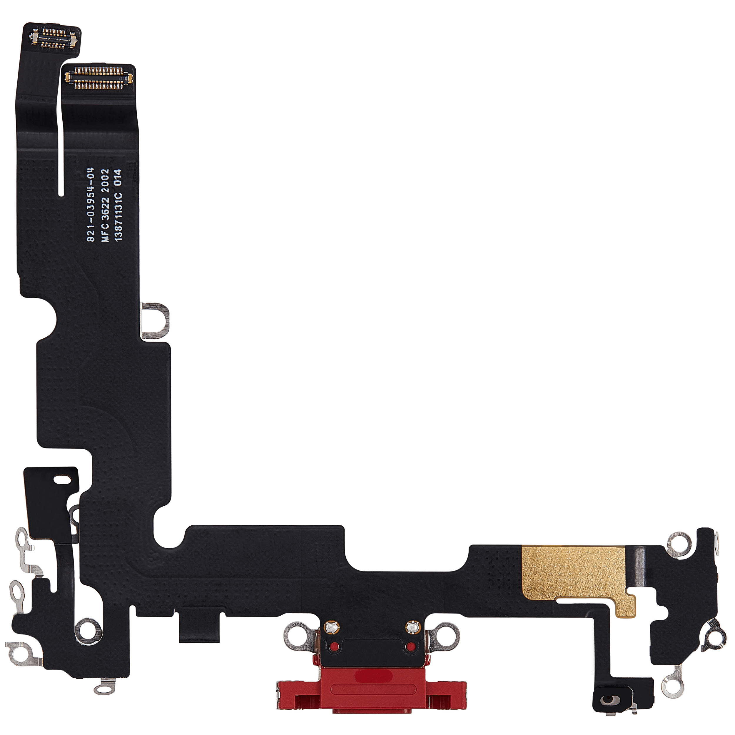 Flex Cable for Charging Port for iPhone 14 Plus (Used OEM Pull) (Red)