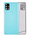 Back Cover Glass with Camera Lens for Samsung Galaxy A71 (A715 / 2020) (Aftermarket Plus) (Prism Crush Blue)