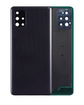Back Cover with Camera Lens for Samsung Galaxy A71 (A715 / 2020) (Aftermarket Plus) Prism Crush Black