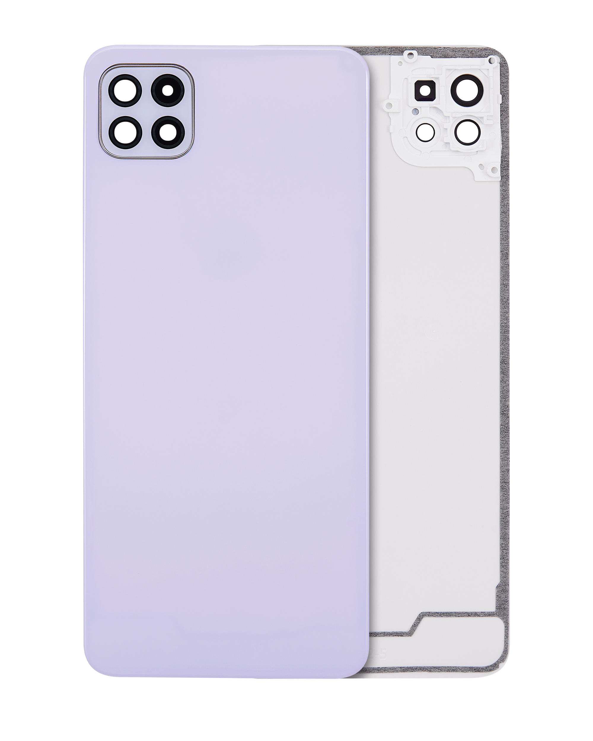 Back Cover Glass with Camera Lens for Samsung Galaxy A22 5G (A226 / 2021) (Aftermarket Plus) (Violet)