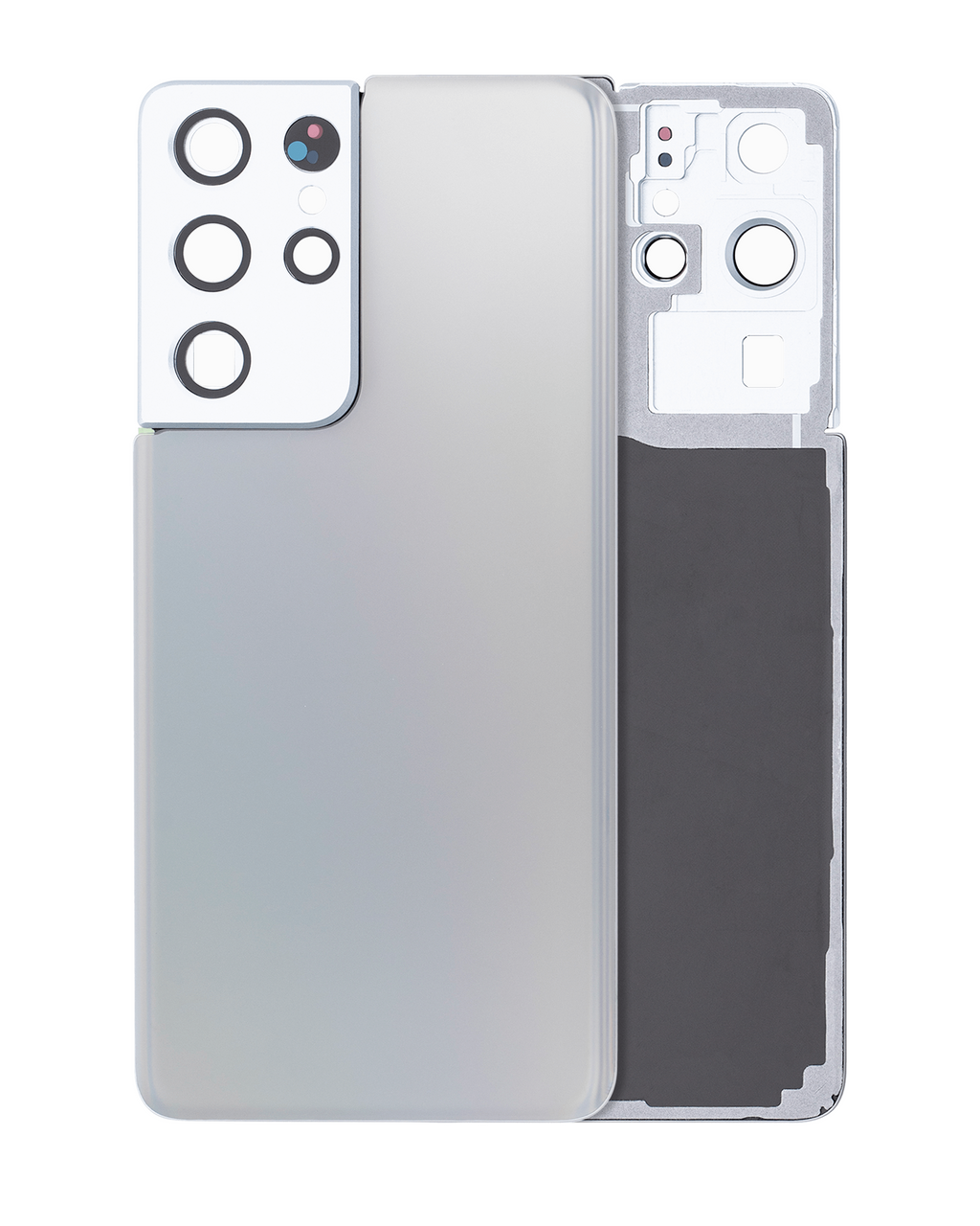 Back cover with camera lens for Samsung Galaxy S21 Ultra (Service Pack) (Phantom Silver)