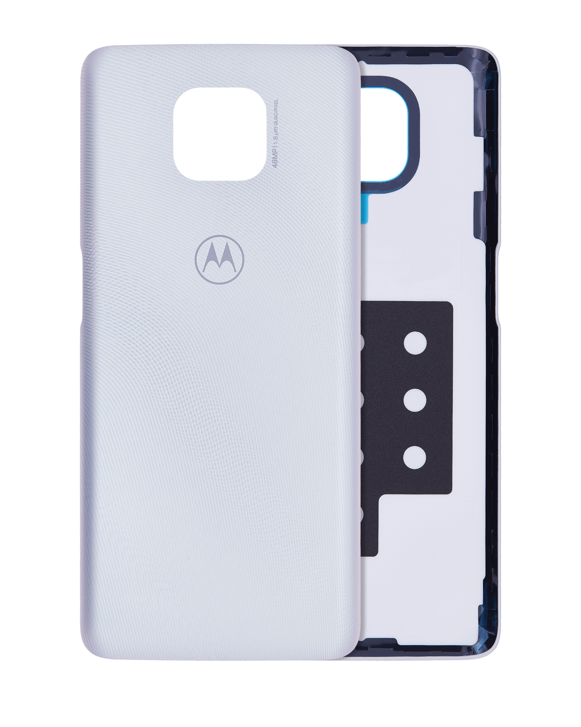 Glass Back Cover for Motorola Moto G Power (XT2117 / 2021) (Original OEM) (Polar Silver)