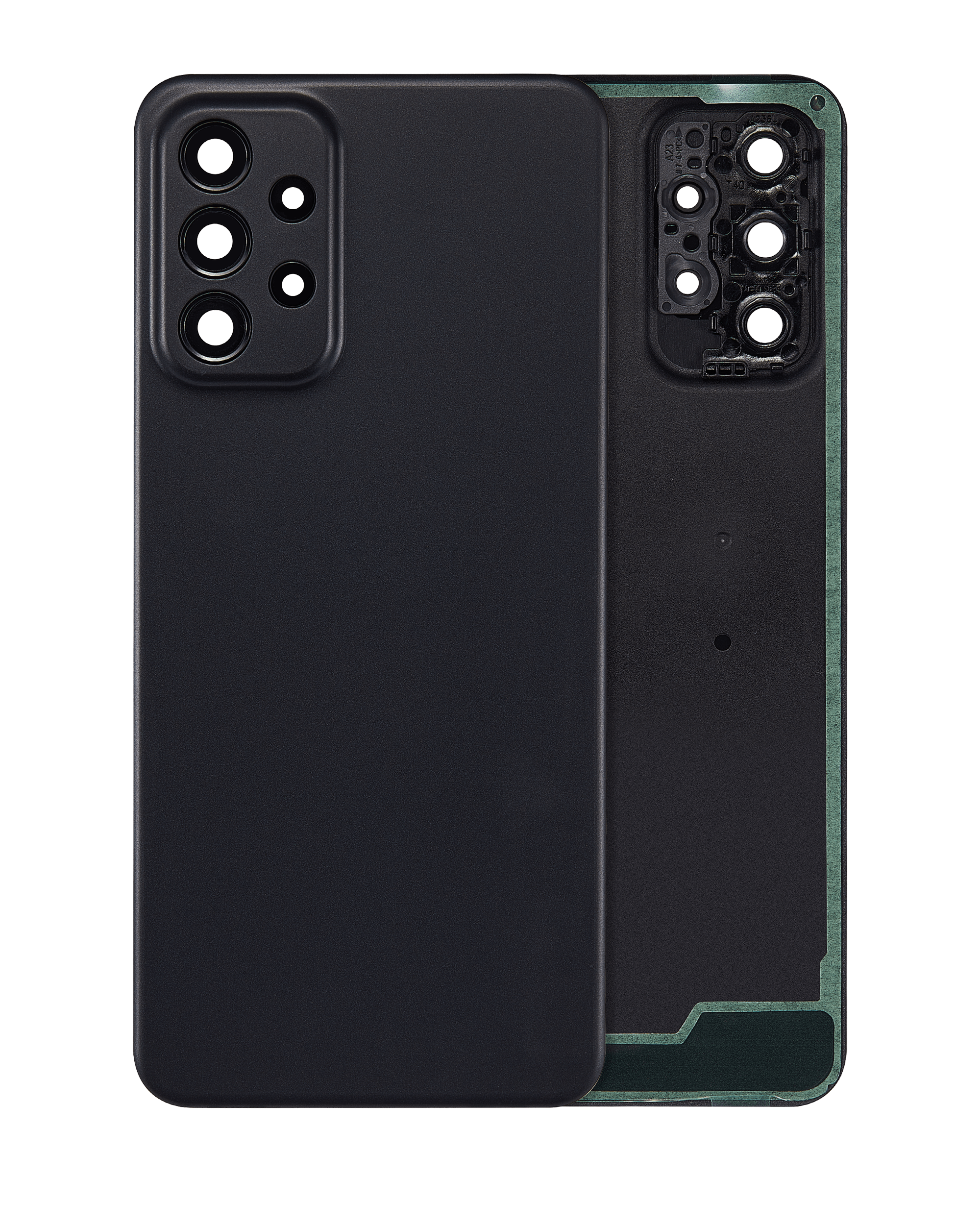 Glas-Backcover für Samsung Galaxy A23 5G (A236 / 2022) (Schwarz)