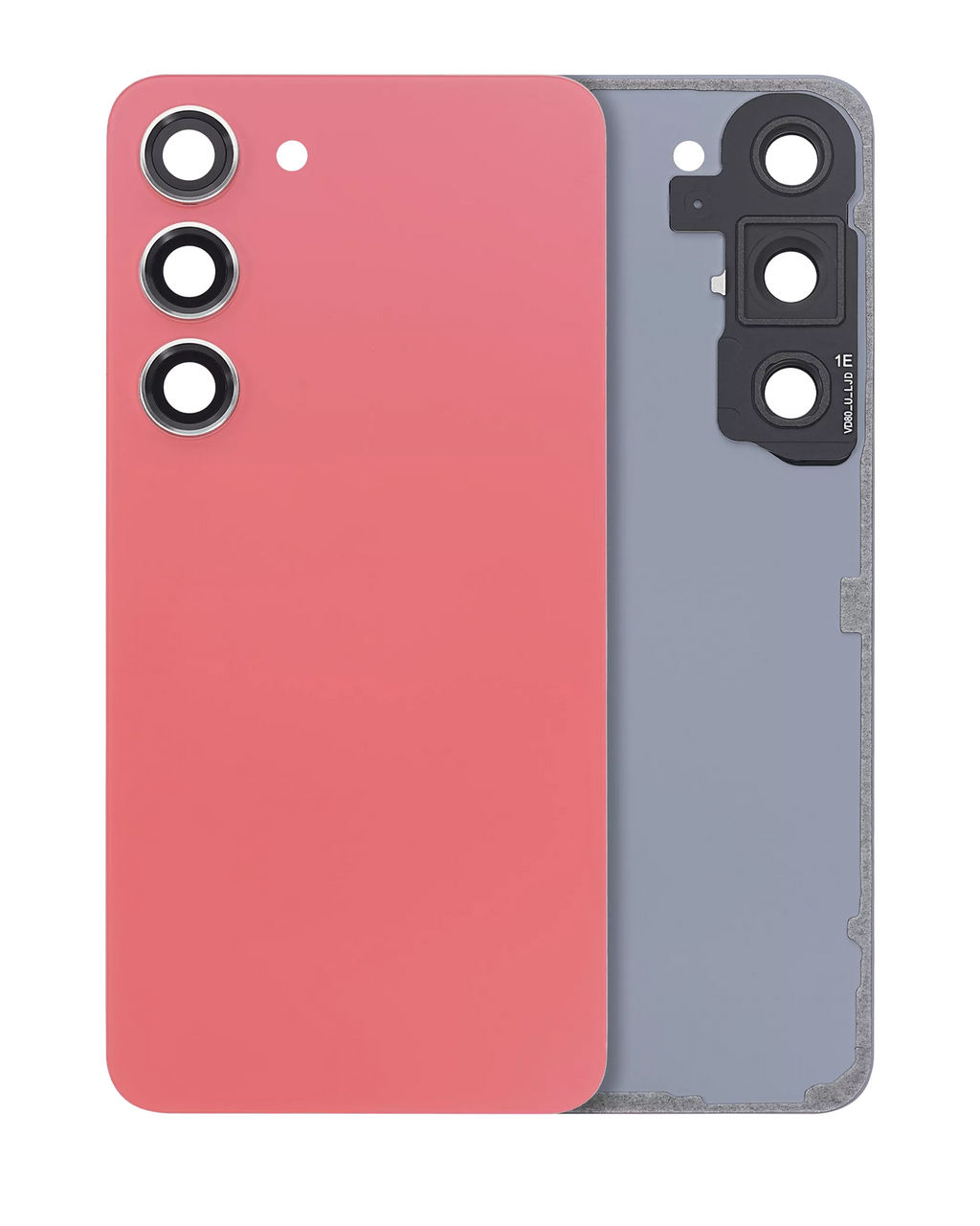 Backcover ohne Logo für Samsung Galaxy S23 Orange Aftermarket Plus