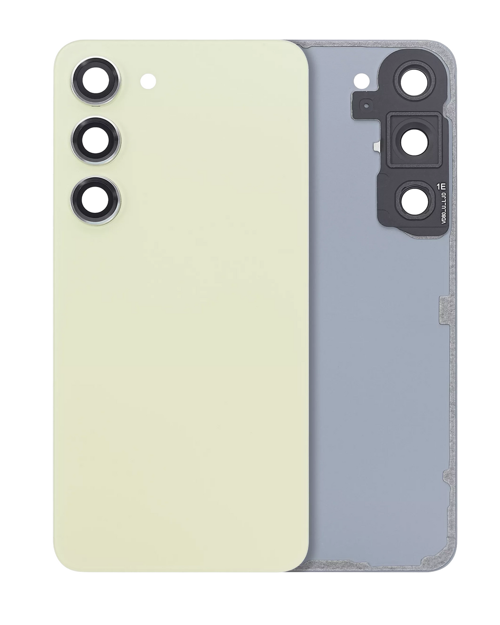 Back Cover with Camera Lens for Samsung Galaxy S23 5G (No Logo) (Aftermarket Plus) (Lime)