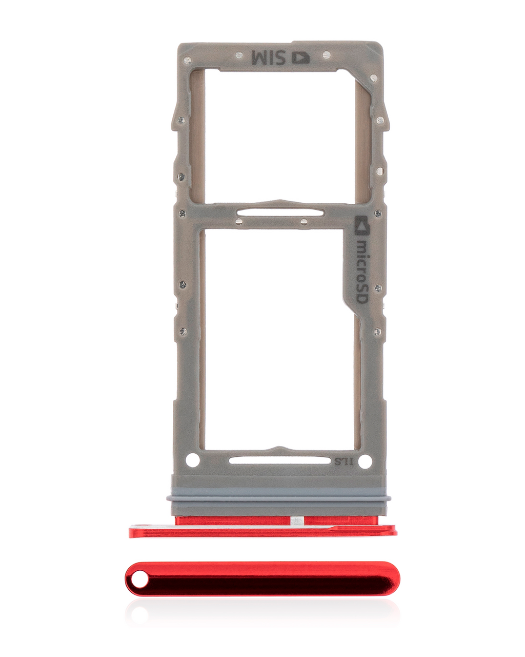 Single SIM Card Tray for Samsung Galaxy S20 / S20 Plus / S20 Ultra 5G (Aura Red)