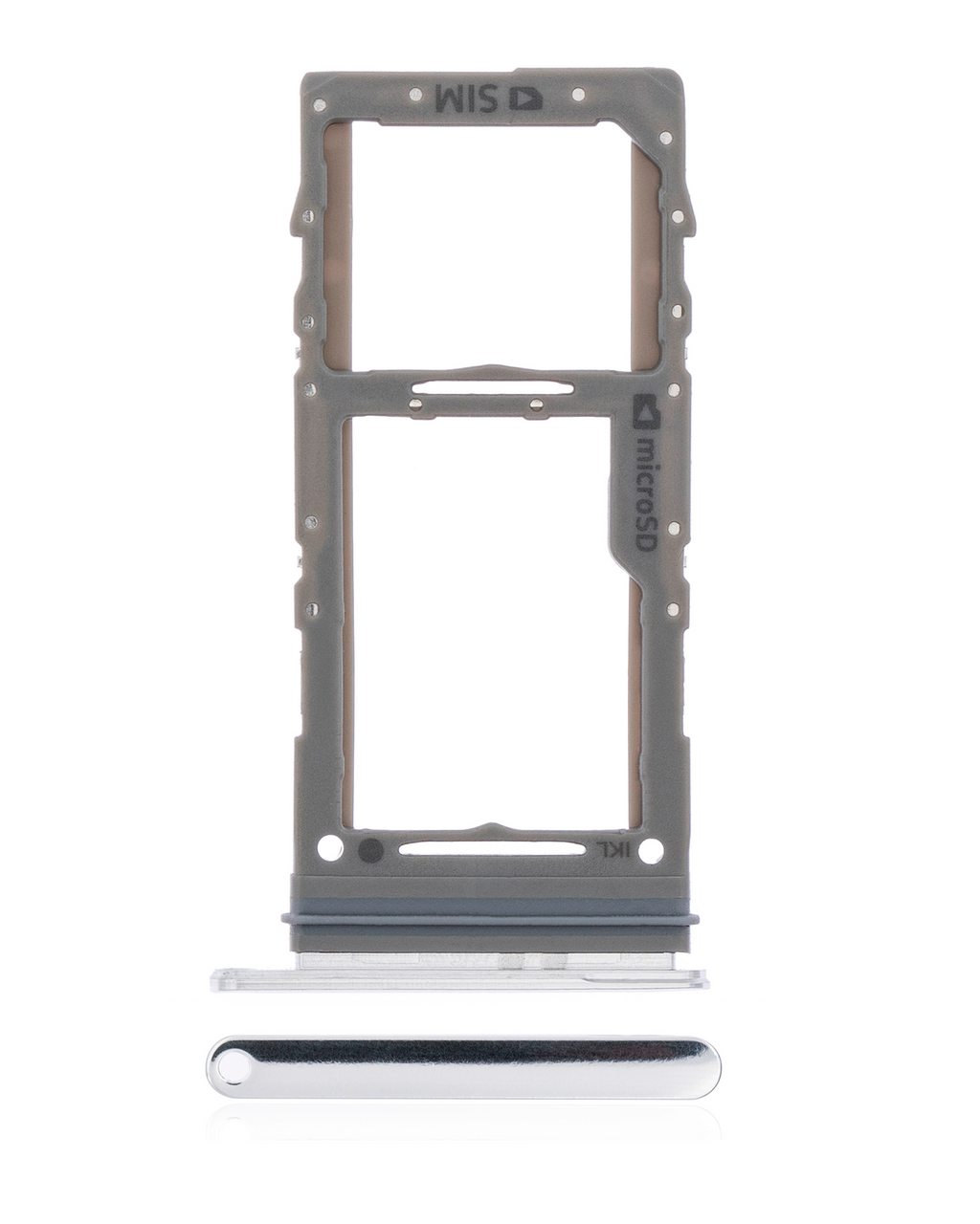 Single SIM Card Tray for Samsung Galaxy S20 / S20 Plus / S20 Ultra 5G (Cloud White)