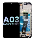 LCD-Display mit Rahmen für Samsung Galaxy A03 (Service Pack) (Alle Farben)