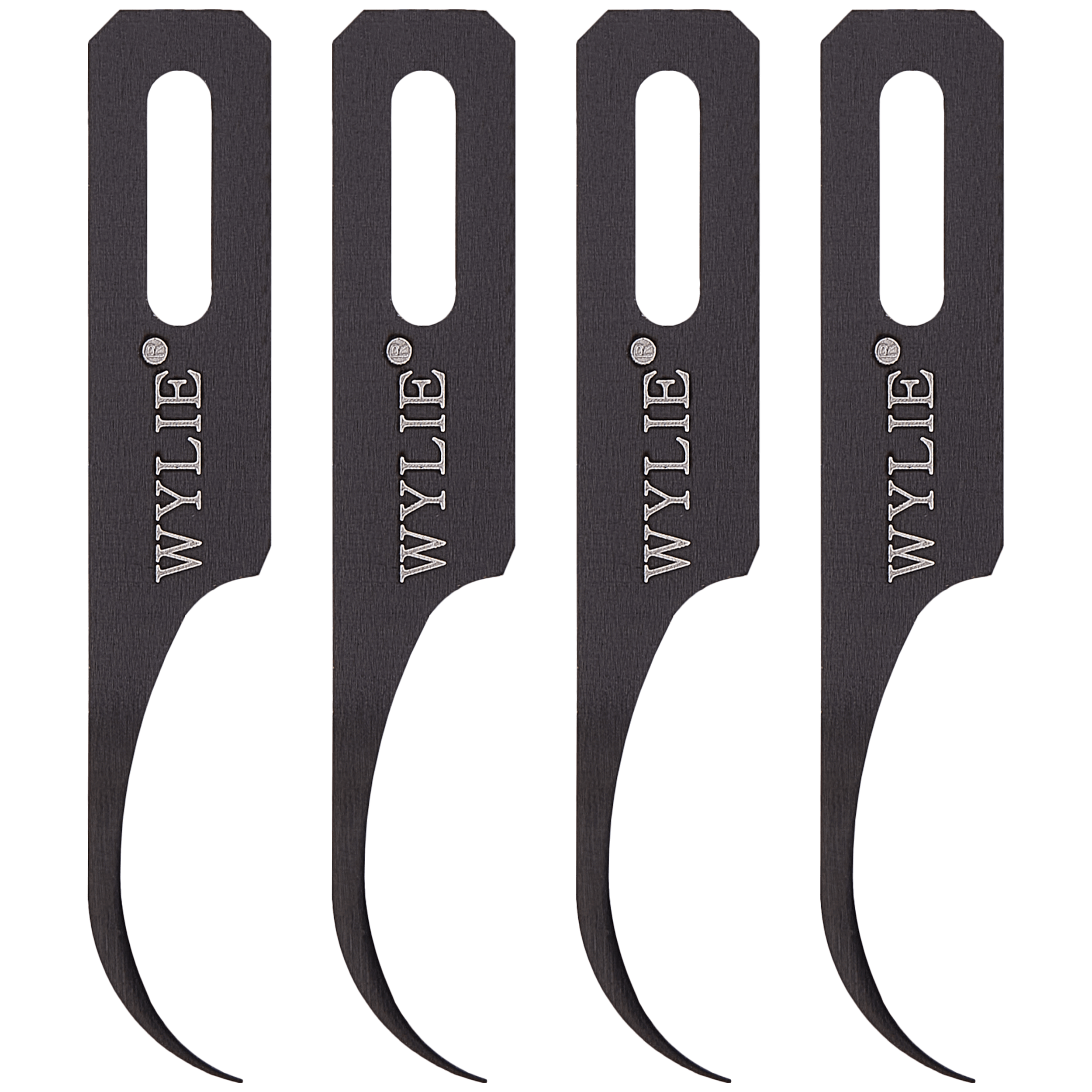 Scalpel Blade - Side Glue Removal (Wylie WL-365E Model-C) 4-Piece Set