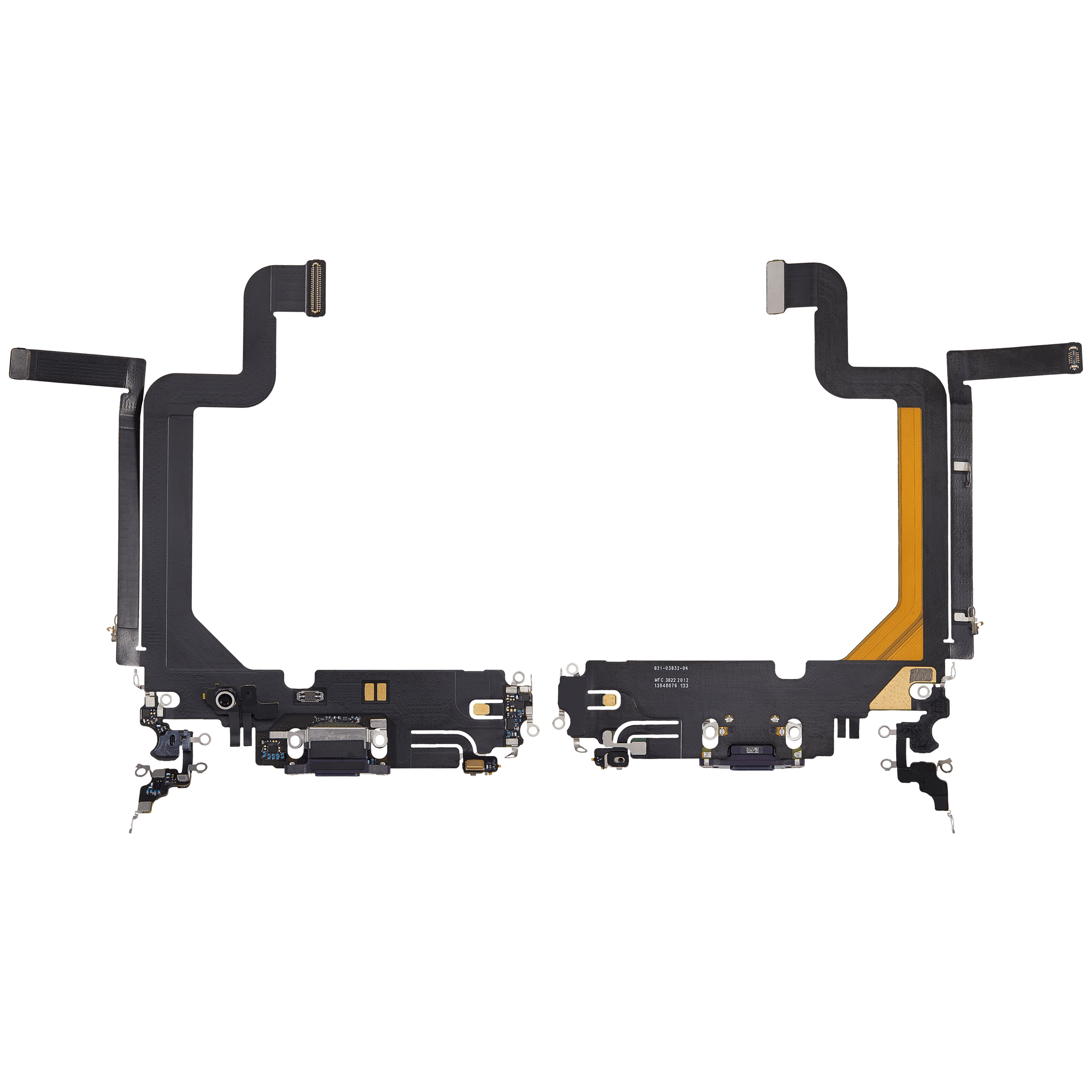 Charging Port Flex Cable for iPhone 14 Pro Max (Used OEM Pull) (Deep Purple)