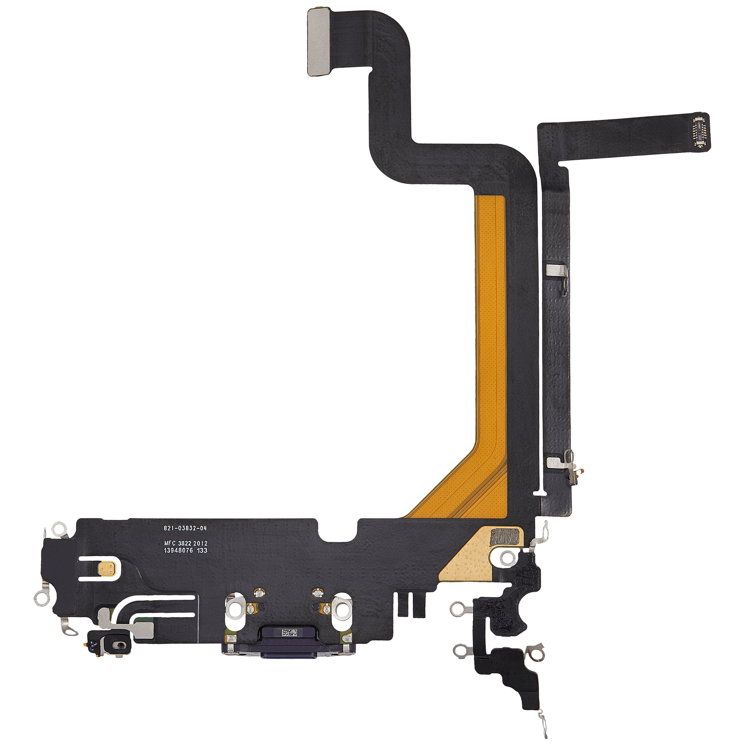 Charging Port Flex Cable for iPhone 14 Pro Max (Used OEM Pull) (Deep Purple)