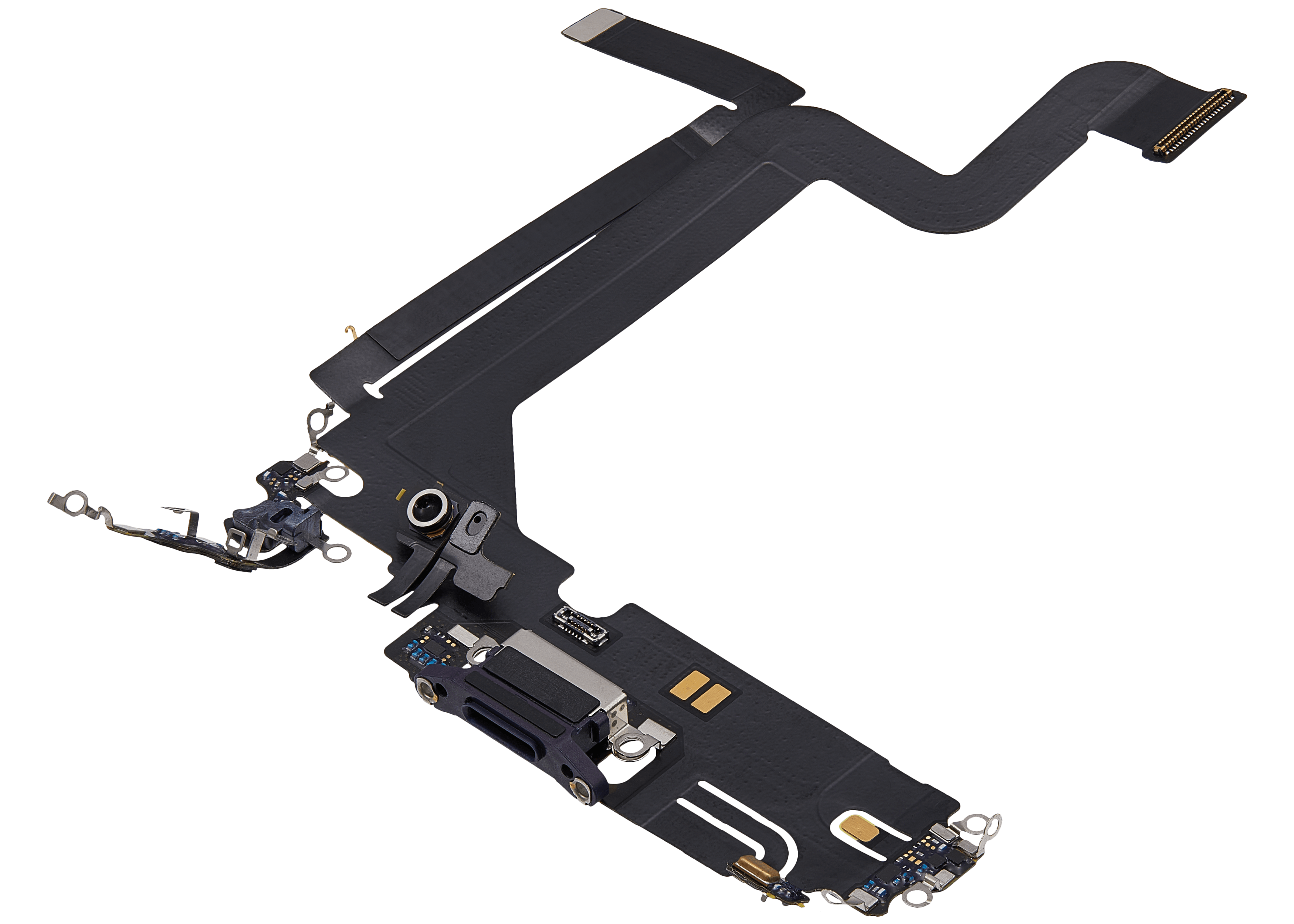 Charging Port Flex Cable for iPhone 14 Pro Max (Used OEM Pull) (Deep Purple)