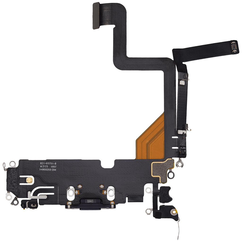 Charging Port Flex Cable for iPhone 14 Pro (Used OEM Pulled) (Deep Purple)