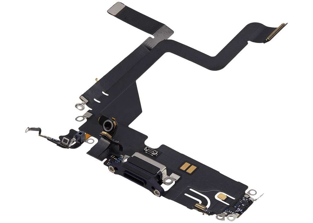 Charging Port Flex Cable for iPhone 14 Pro (Used OEM Pulled) (Deep Purple)