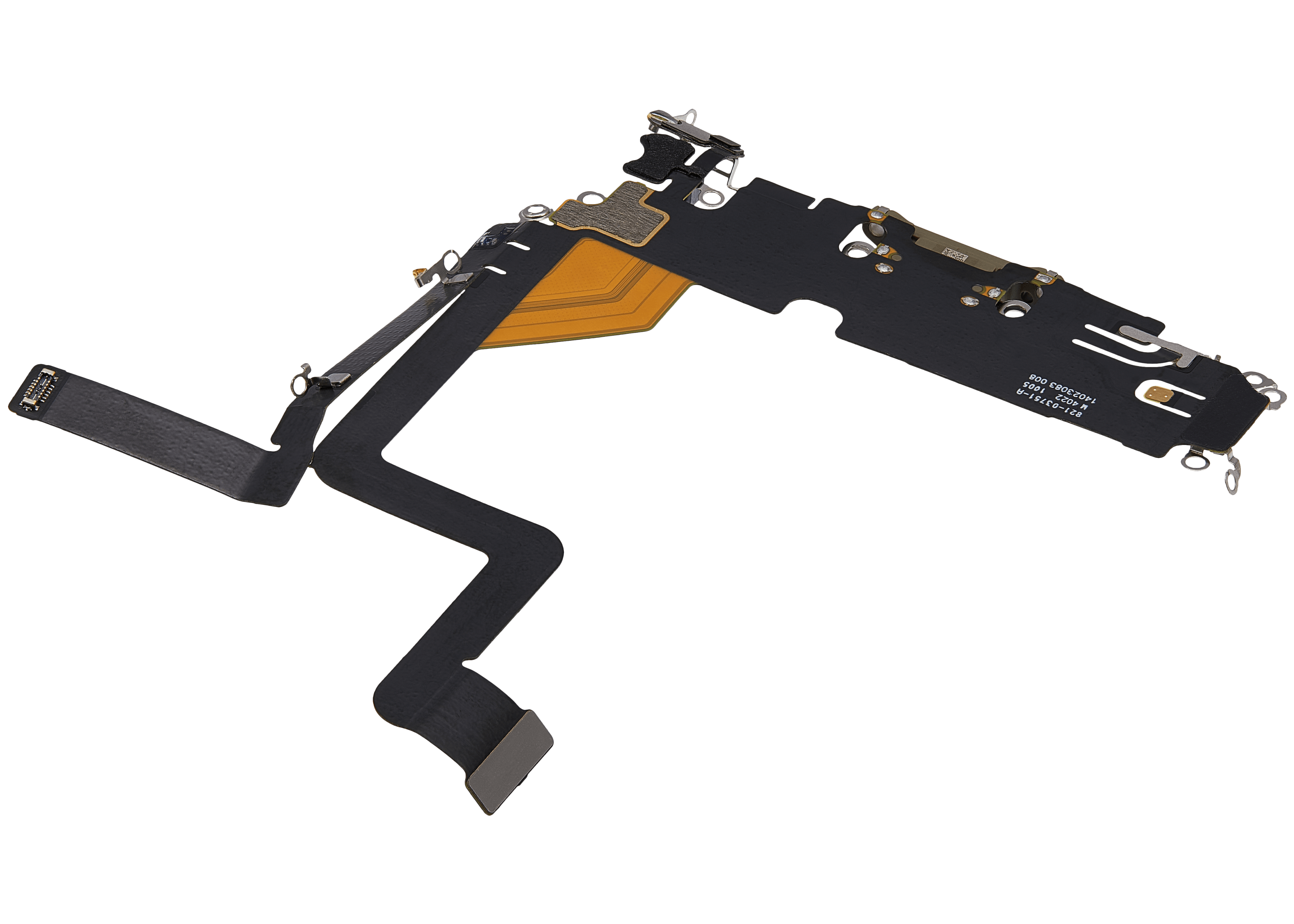 Charging Port Flex Cable for iPhone 14 Pro (Used OEM Takeout) (Gold)