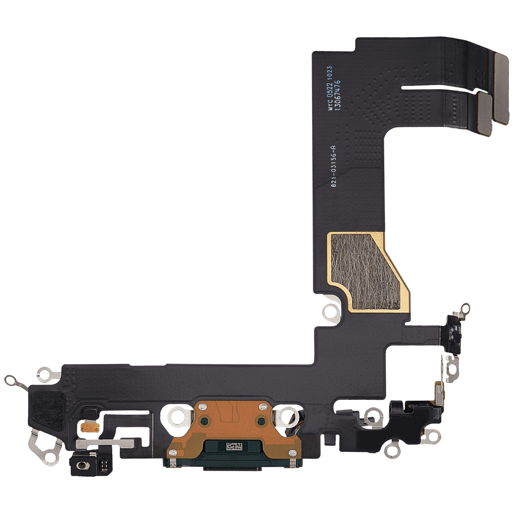 Ladebuchse-Flexkabel für iPhone 13 Mini (gebrauchter OEM-Ausbau) (Grün)