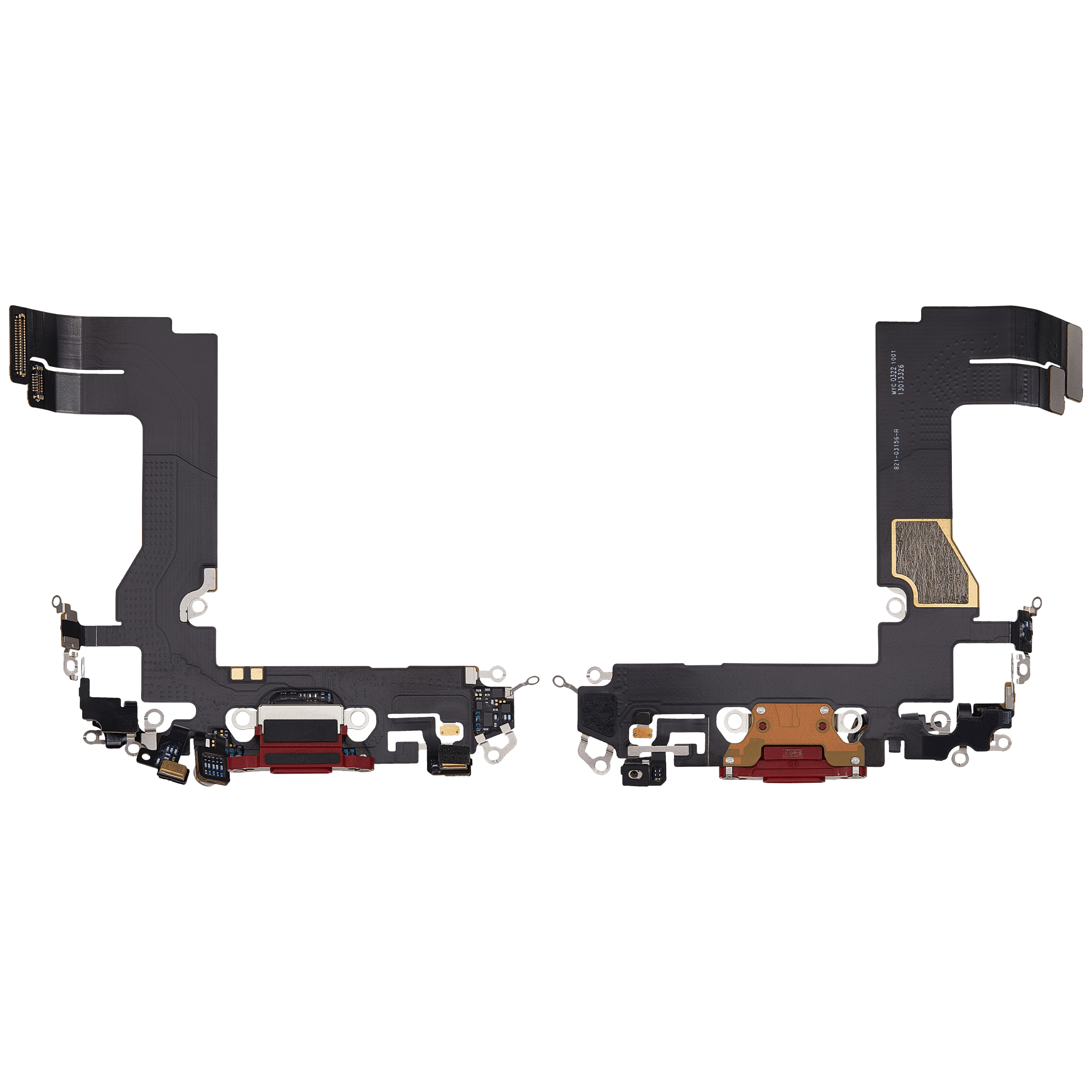 Charging Port Flex Cable for iPhone 13 Mini (Used OEM Part) (Red)