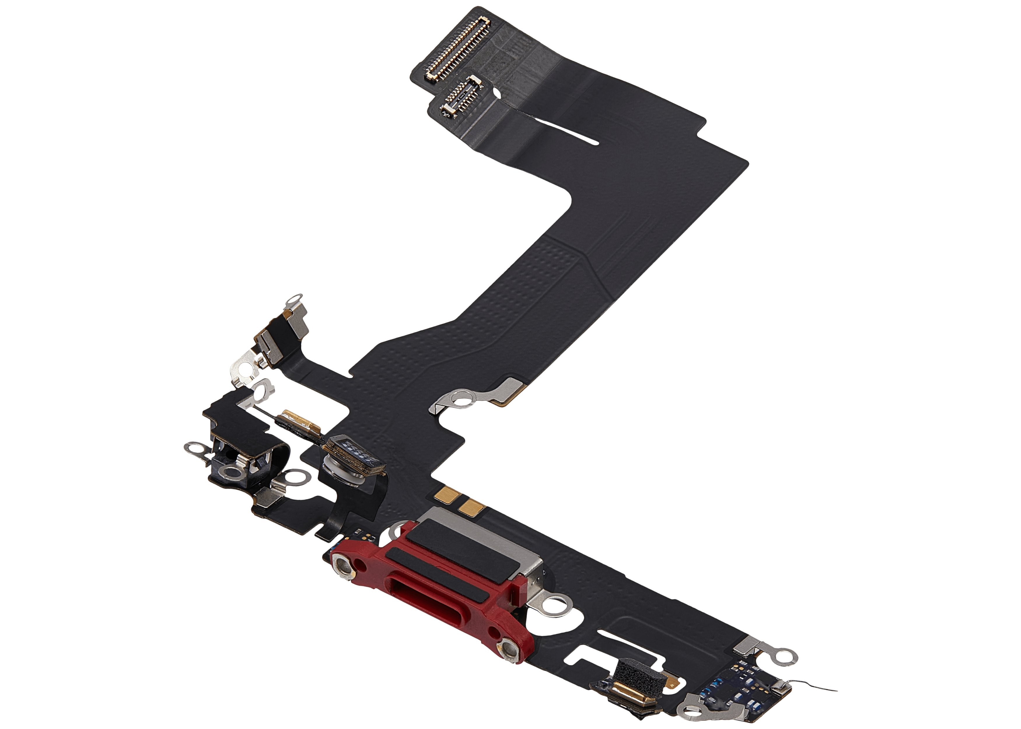 Ladebuchse Flexkabel für iPhone 13 Mini (gebrauchter OEM-Ausbau) (Rot)