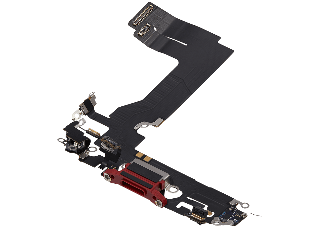 Charging Port Flex Cable for iPhone 13 Mini (Used OEM Part) (Red)