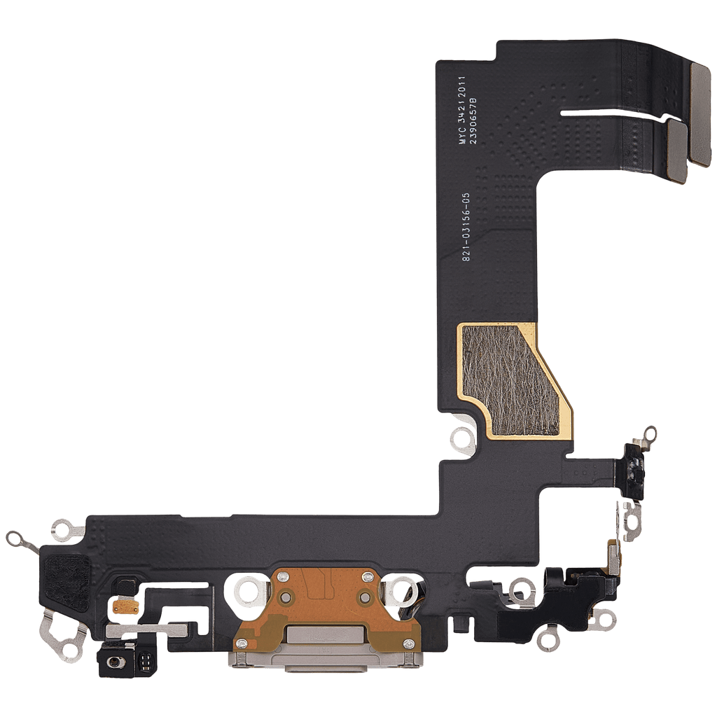 Ladebuchse-Flexkabel für iPhone 13 Mini (gebrauchter OEM-Ausbau) (Pink)