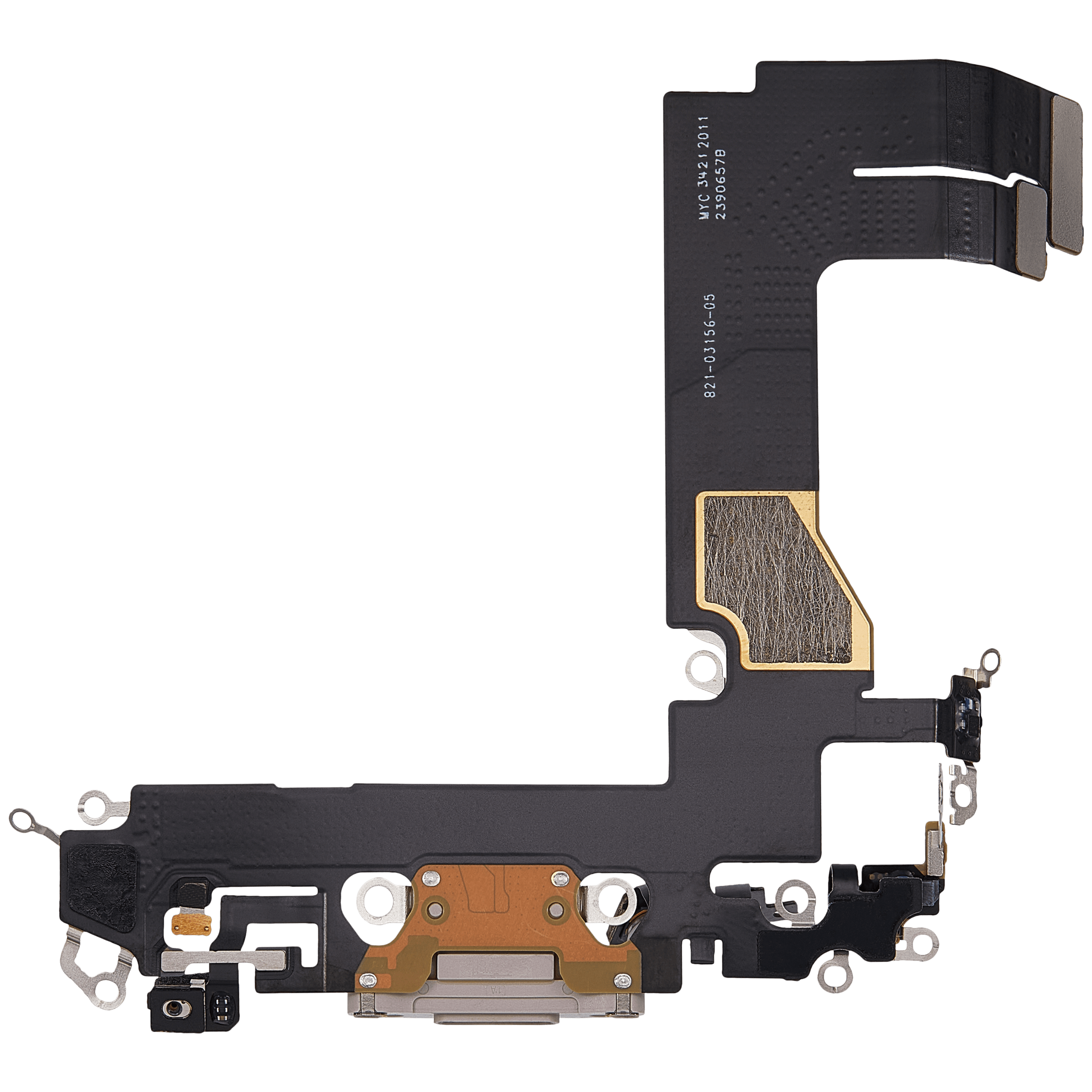 Ladebuchse-Flexkabel für iPhone 13 Mini (gebrauchter OEM-Ausbau) (Pink)