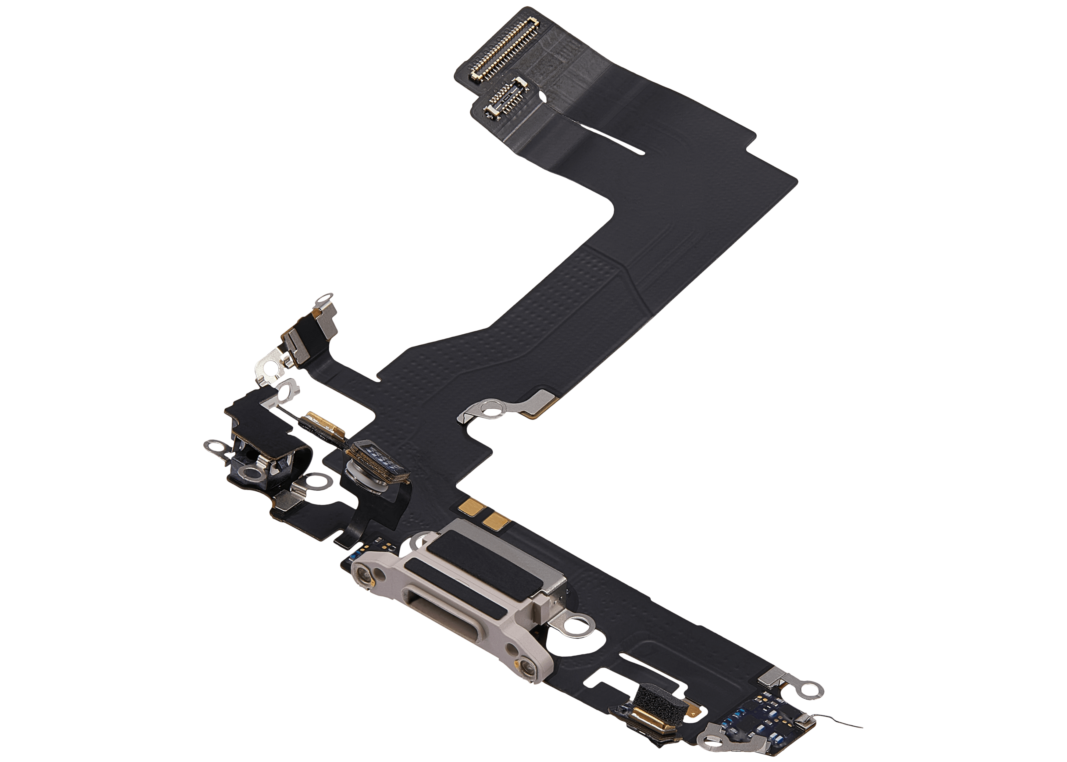 Ladebuchse-Flexkabel für iPhone 13 Mini (gebrauchter OEM-Ausbau) (Pink)