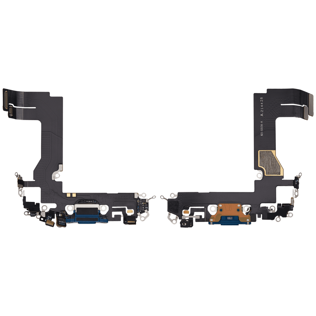 Ladebuchse-Flexkabel für iPhone 13 Mini (gebrauchter OEM-Ausbau) (Blau)