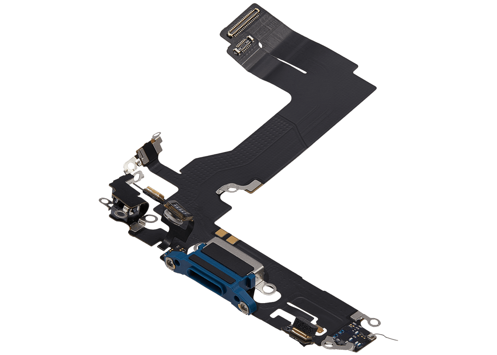 Ladebuchse-Flexkabel für iPhone 13 Mini (gebrauchter OEM-Ausbau) (Blau)