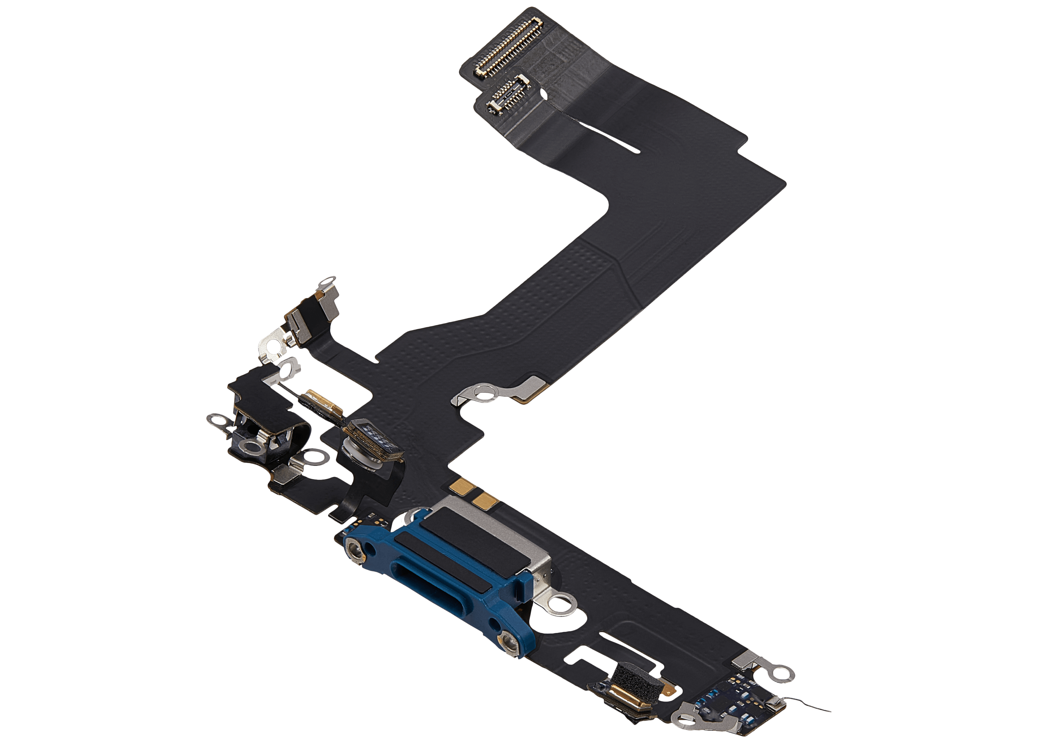 Ladebuchse-Flexkabel für iPhone 13 Mini (gebrauchter OEM-Ausbau) (Blau)