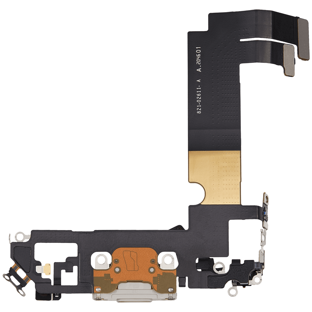Ladebuchse-Flexkabel für iPhone 12 Mini (gebrauchter OEM-Ausbau) (Weiß)